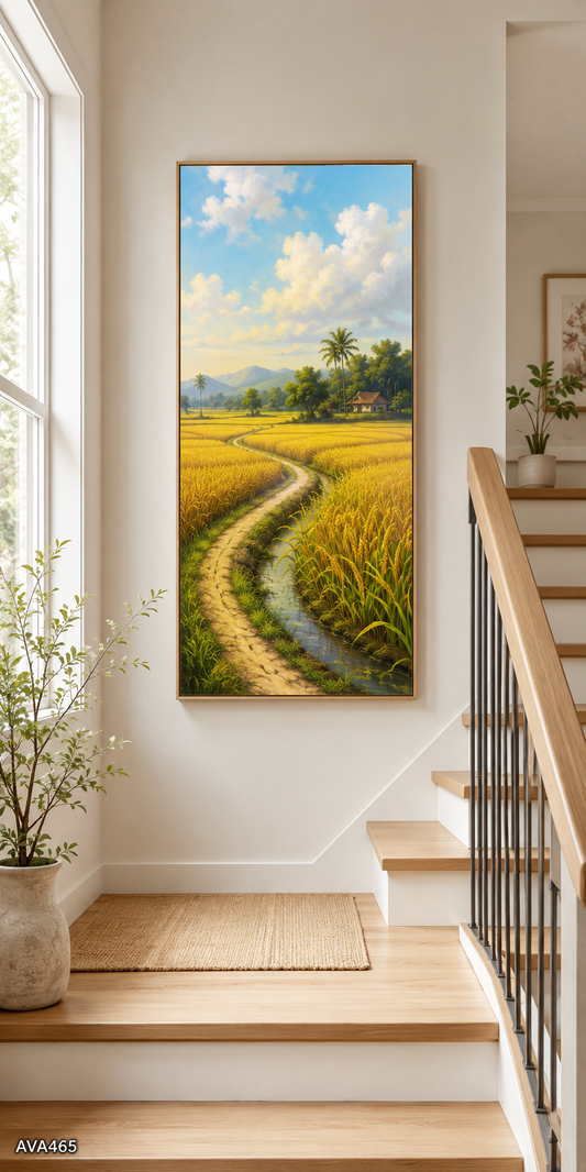 Tranh Đồng Lúa Bát Ngát - AVA465