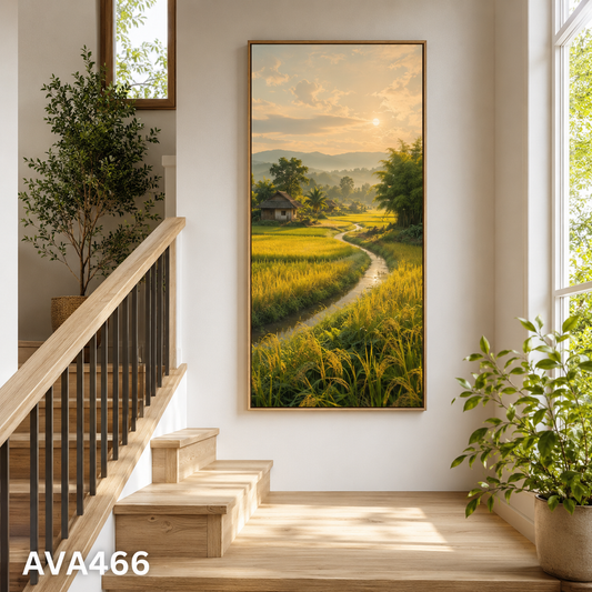 Tranh Đồng Lúa Chín - AVA466