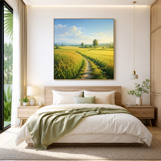 Tranh Đồng Lúa Vàng - AVA446