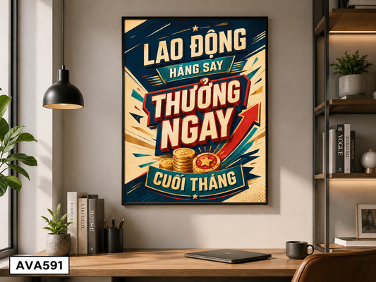 Tranh Động Lực - Quote Tiếng Việt - AVA591