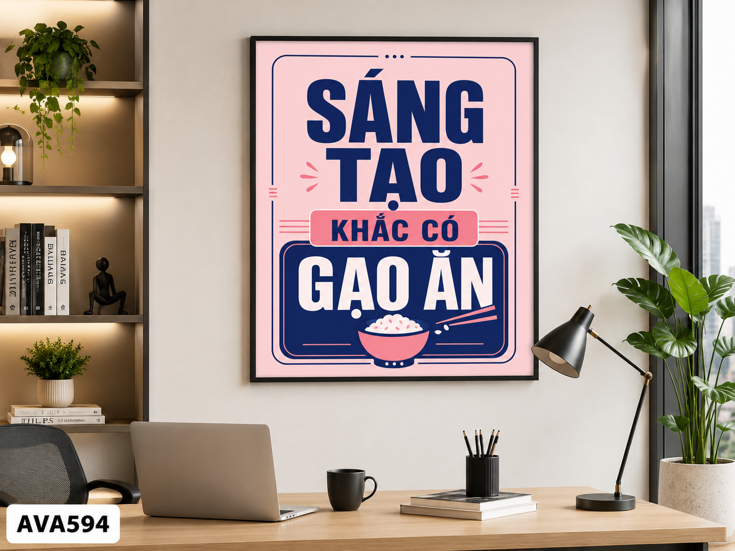 Tranh Động Lực - Quote Tiếng Việt - AVA594