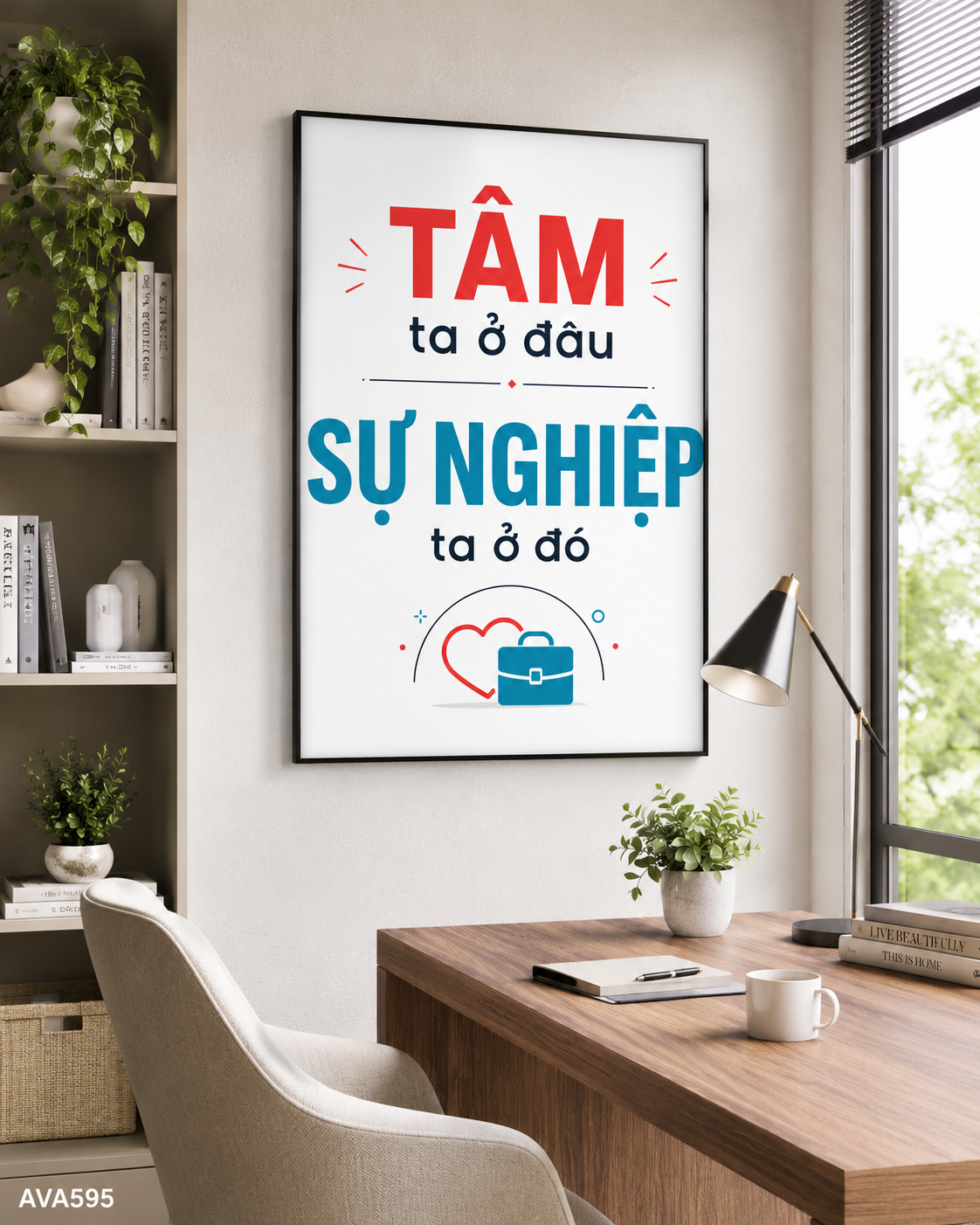 Tranh Động Lực - Quote Tiếng Việt - AVA595