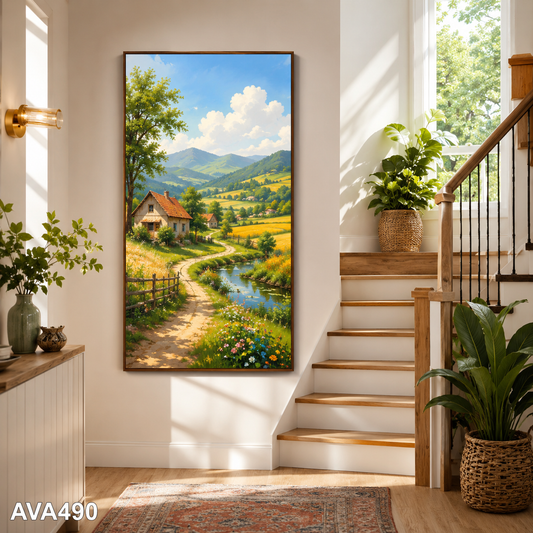 Tranh Đồng Quê Trong Lành - AVA490