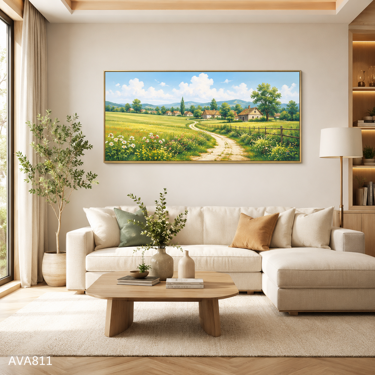 Tranh Đồng Quê Yên Bình - AVA811