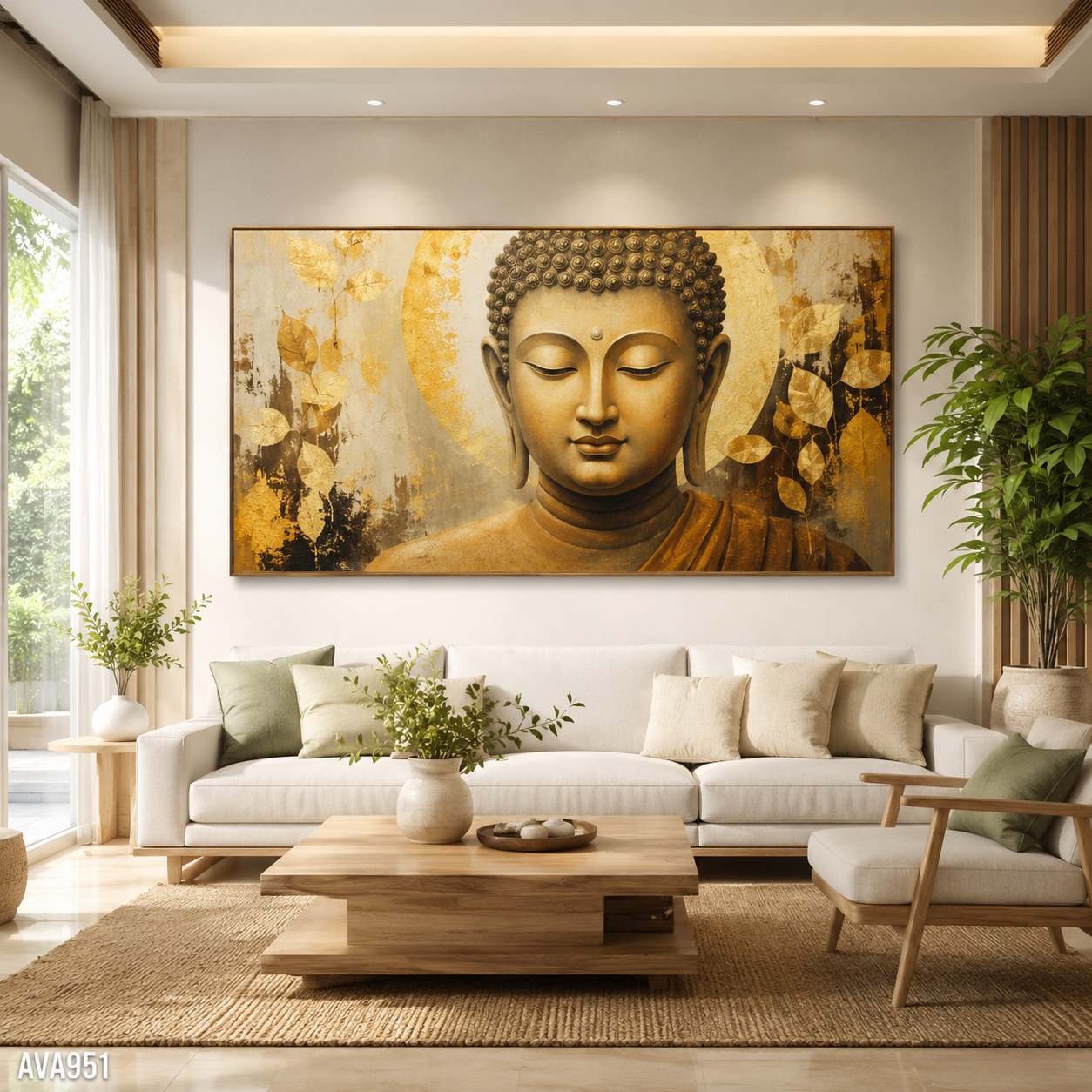 Tranh  Đức Phật Thiền - AVA951