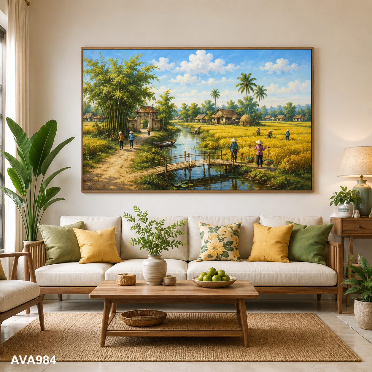 Tranh Đường Làng - AVA984