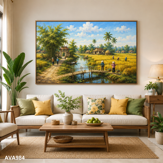 Tranh Đường Làng - AVA984