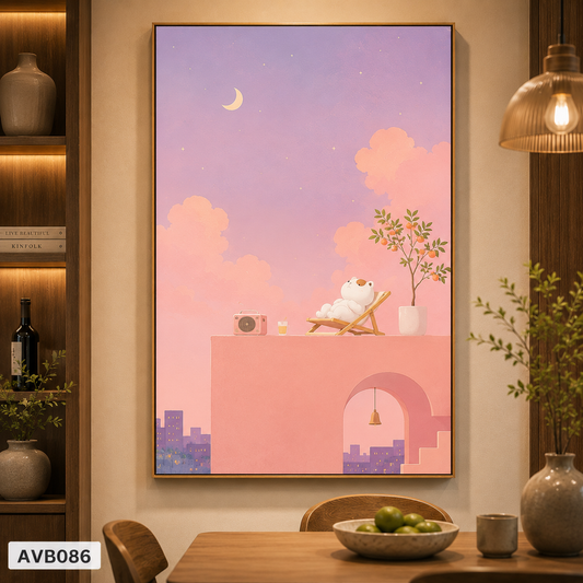 Tranh Gấu Bé Bình Yên - AVB086
