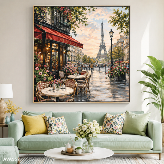 Tranh Góc Café Paris - AVA957
