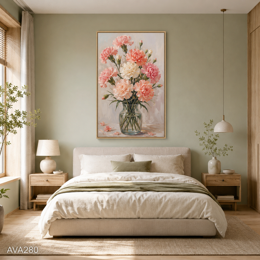 Tranh Hoa Cẩm Chướng - AVA280