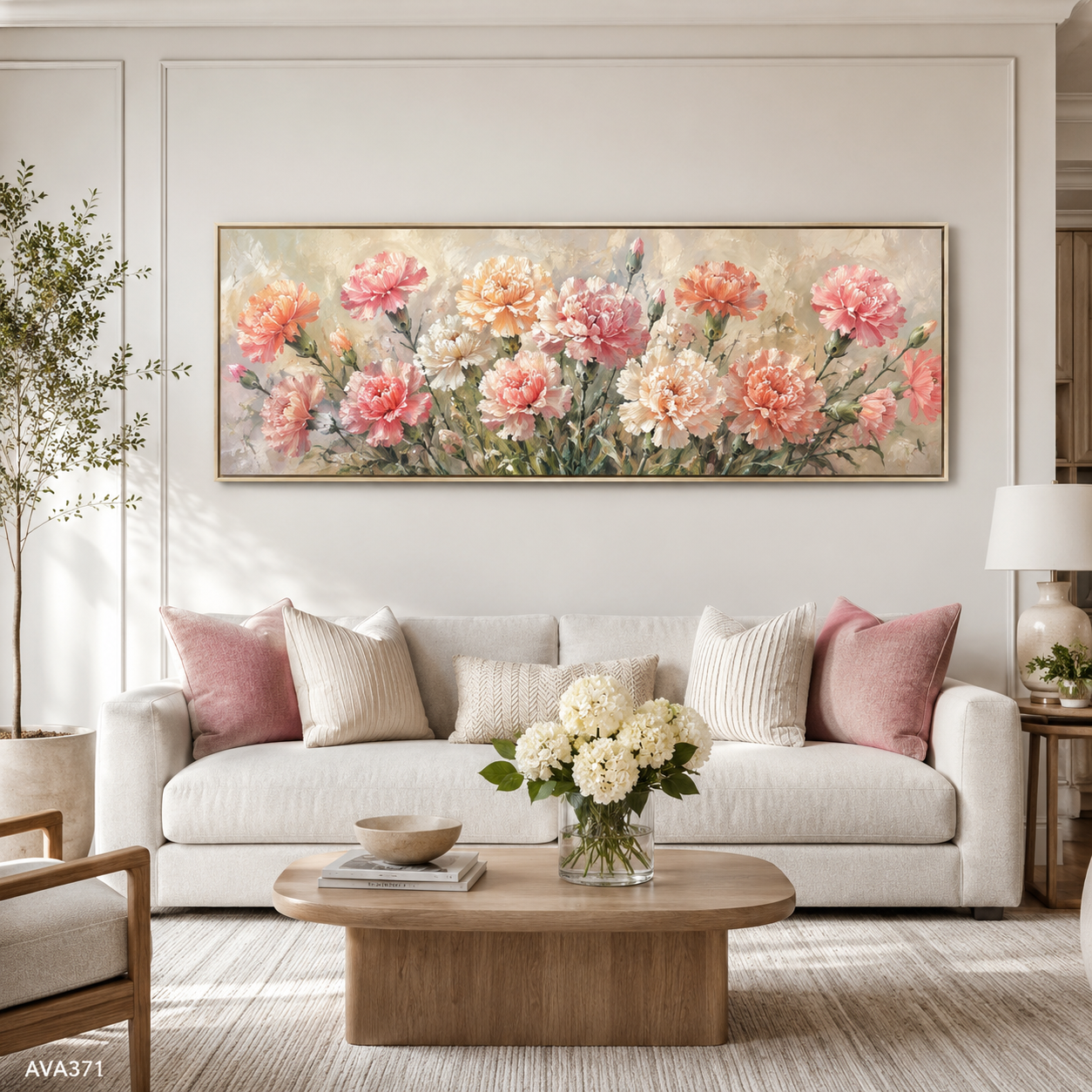 Tranh Hoa Cẩm Chướng - AVA371
