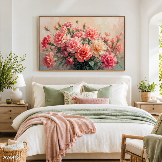 Tranh Hoa Cẩm Chướng - AVA415