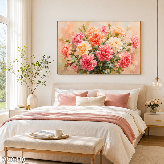 Tranh Hoa Cẩm Chướng - AVA416
