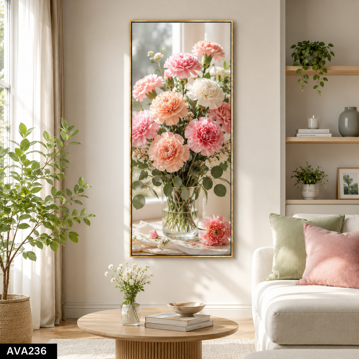 Tranh Cẩm Chướng- AVA236