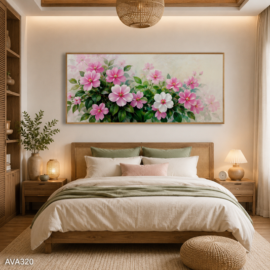 Tranh Hoa Dừa Cạn - AVA320
