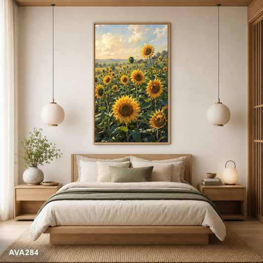 Tranh Hoa Hướng Dương - AVA284