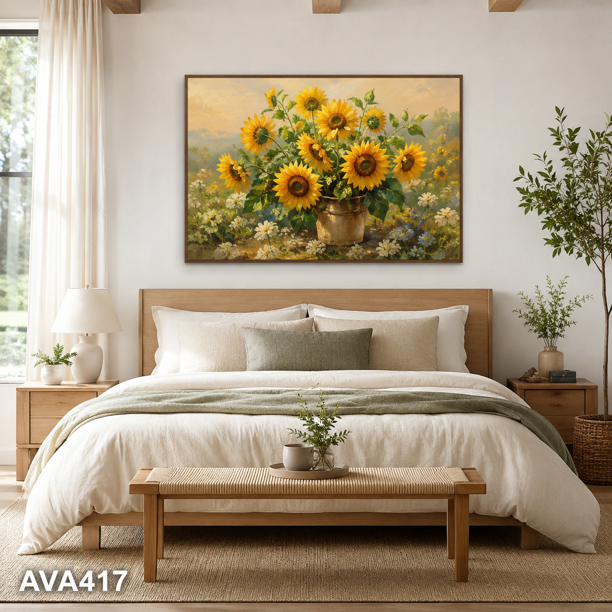 Tranh Hoa Hướng Dương - AVA417