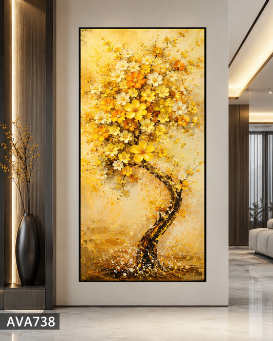 Tranh Hoa Khai Tài Lộc - AVA738