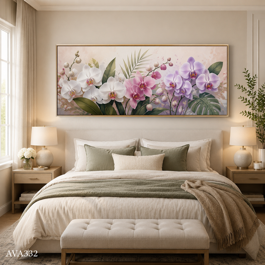 Tranh Hoa Lan E Ấp- AVA332