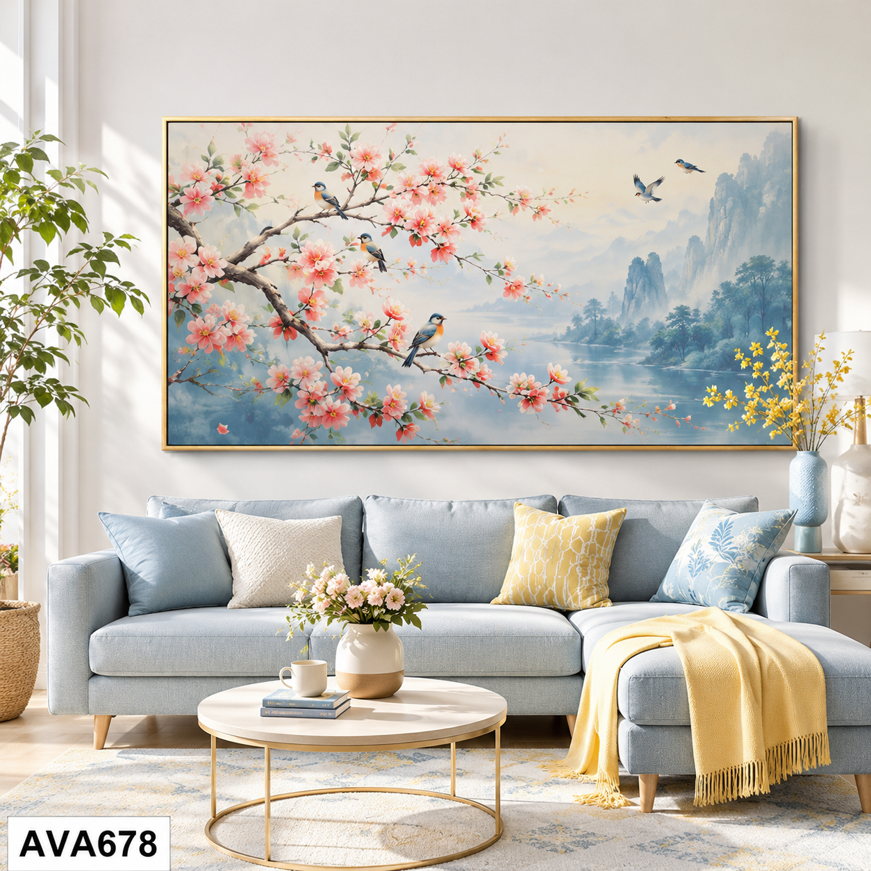 Tranh Hoa Nở Mùa Xuân - AVA678