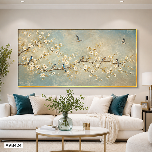 Tranh Hoa Nở Mùa Xuân - AVB424
