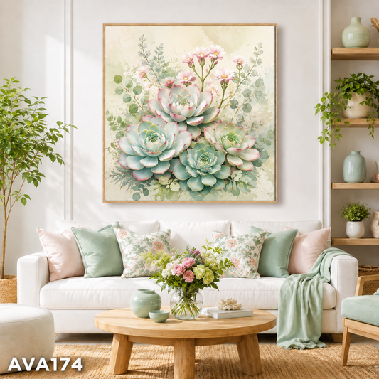 Tranh Hoa Sen Đá - AVA174