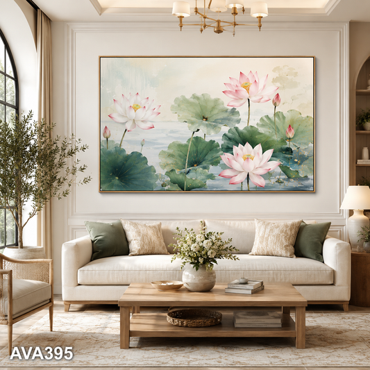 Tranh Hoa Sen - AVA395