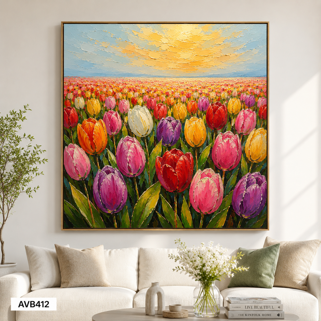 Tranh Hoa Tulip - AVB412