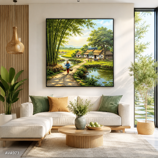 Tranh Hồn Quê Việt - AVA973