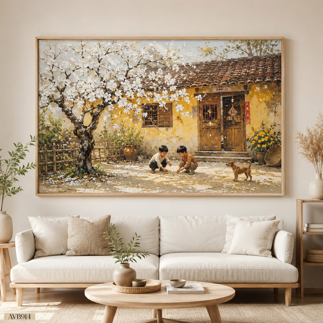 Tranh Hương Đồng Quê - AVB914