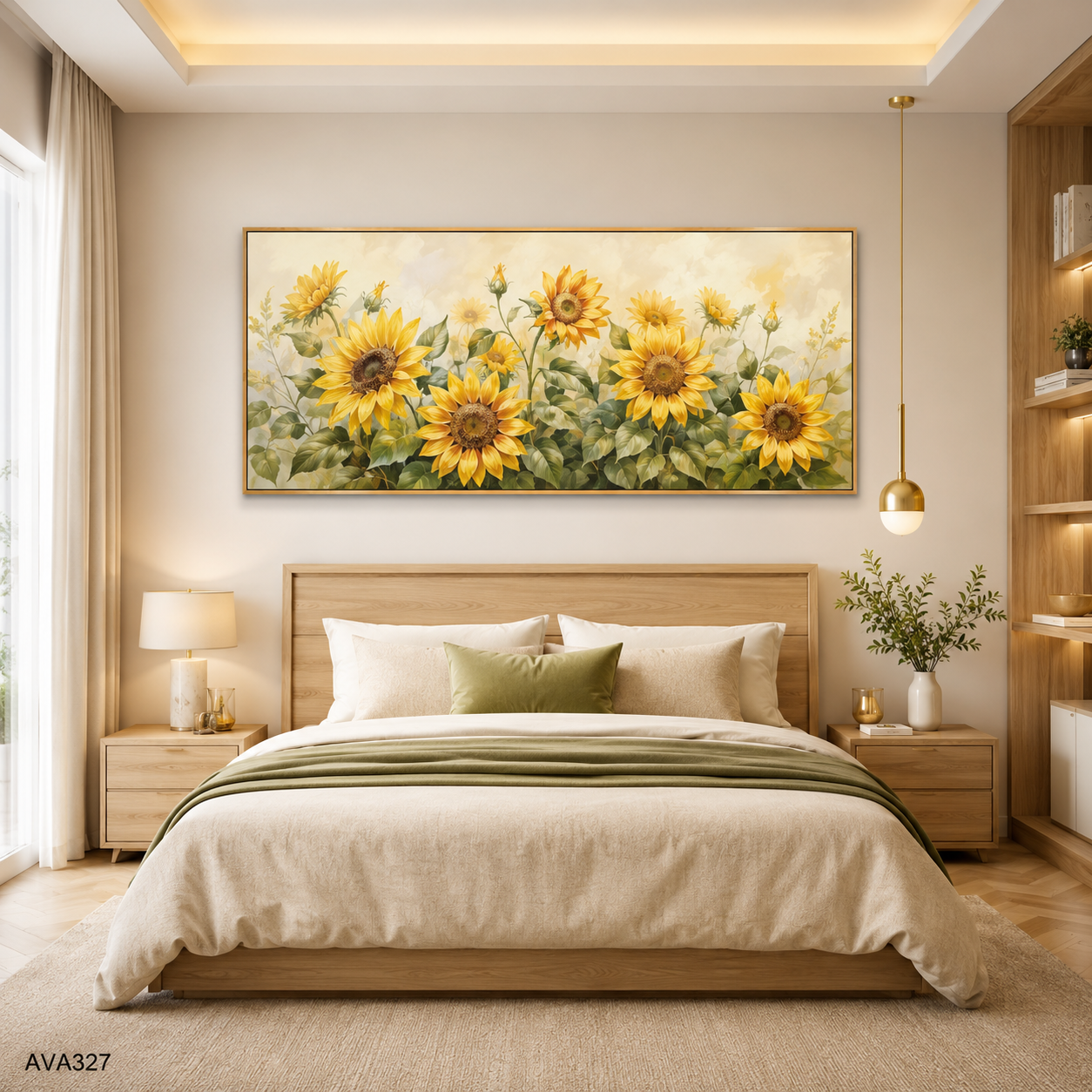 Tranh Hướng Dương Nở - AVA327