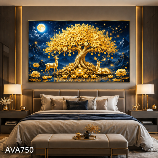 Tranh Kim Tiền Hưng Thịnh - AVA750