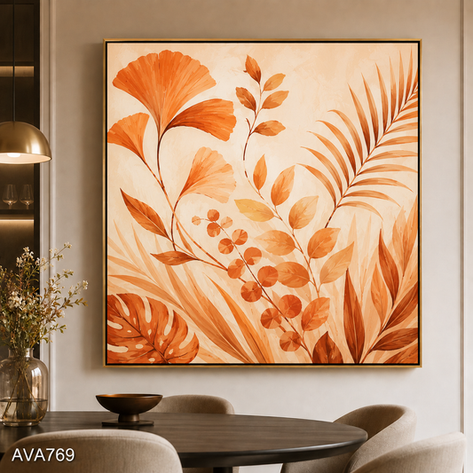 Tranh Lá Đỏ - AVA769