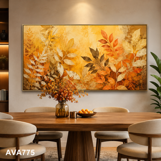 Tranh Lá Đỏ Chiều Thu - AVA775