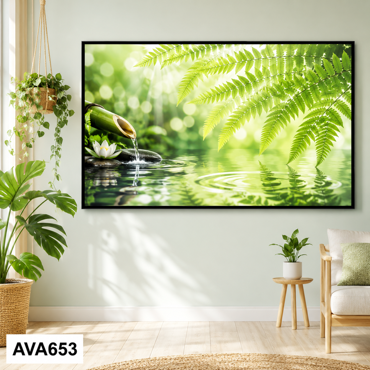 Tranh Lá Dương Xỉ - AVA653