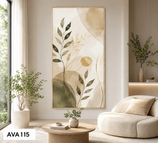 Tranh Lá Trừu Tượng - AVA115