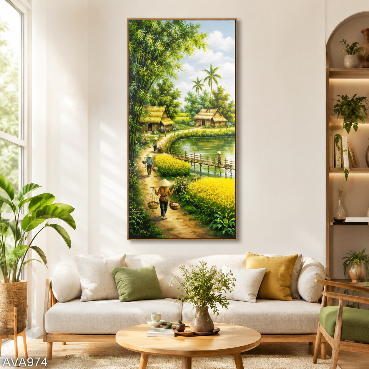 Tranh Làng Quê Thanh Bình - AVA974