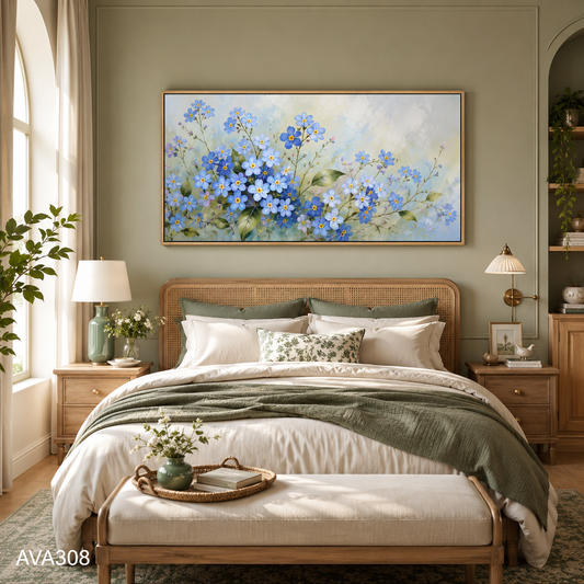 Tranh Lưu Ly Nở Rộ - AVA308