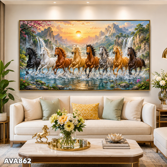 Tranh Hào Khí Tuấn Mã - AVA862