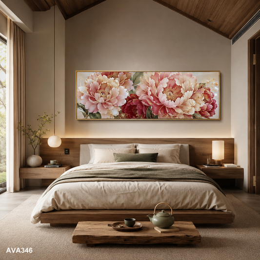Tranh Hoa Mẫu Đơn - AVA346