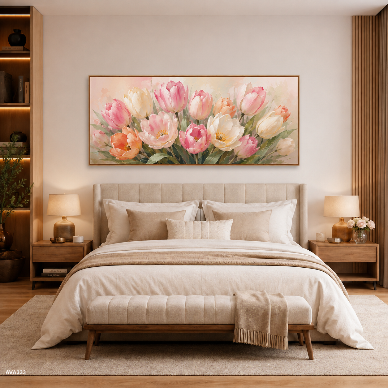 Tranh Mùa Hoa Tulip - AVA333