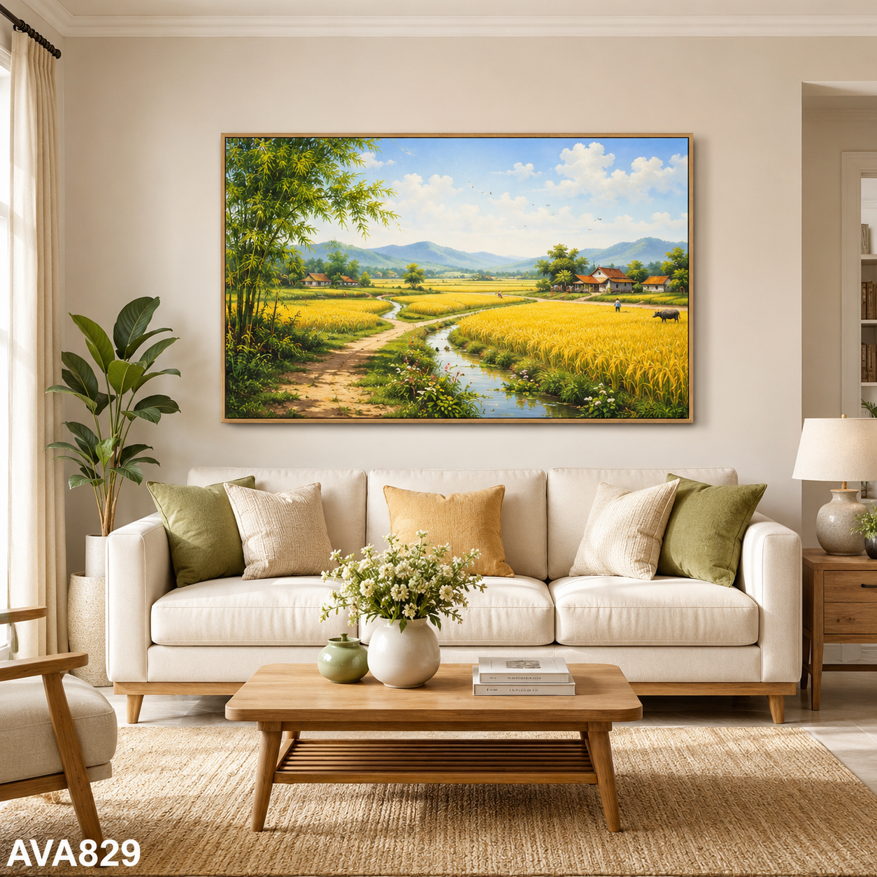 Tranh Mùa Lúa Chín - AVA829