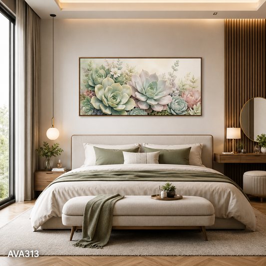 Tranh Mùa Sen Đá - AVA313