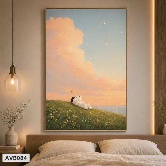 Tranh Nằm Nghe Sóng Vỗ - AVB084