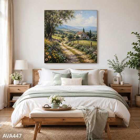 Tranh Nhịp Sống Thôn Quê - AVA447