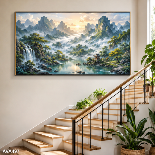 Tranh Núi Bát Ngát - AVA497