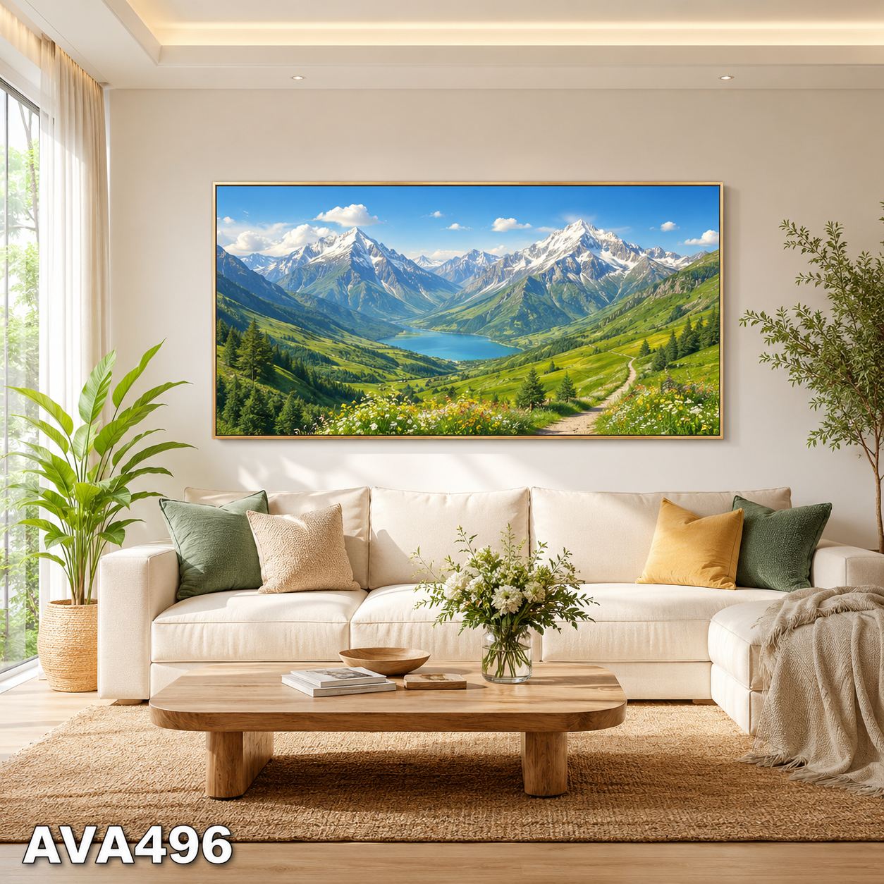 Tranh Núi Mênh Mông - AVA496