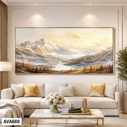 Tranh Núi Tuyết - AVA669