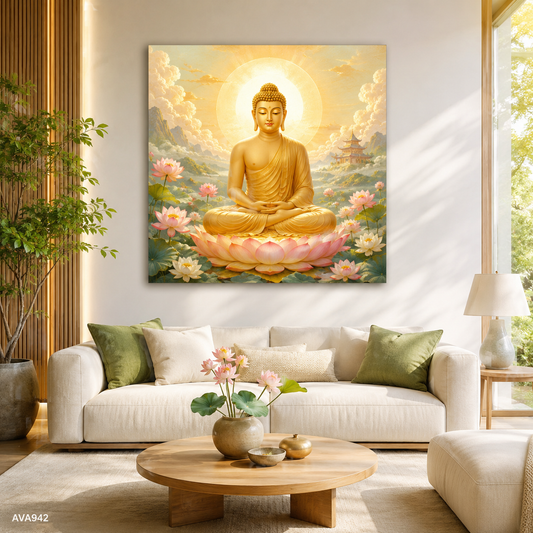 Tranh Phật Quang An Nhiên - AVA942