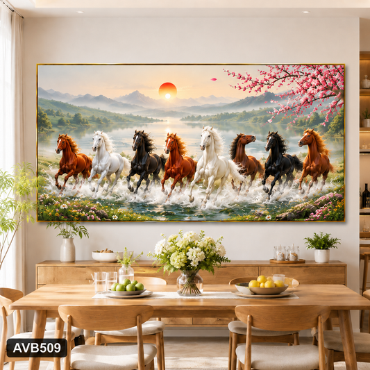 Tranh Phi Mã Đón Lộc - AVA509